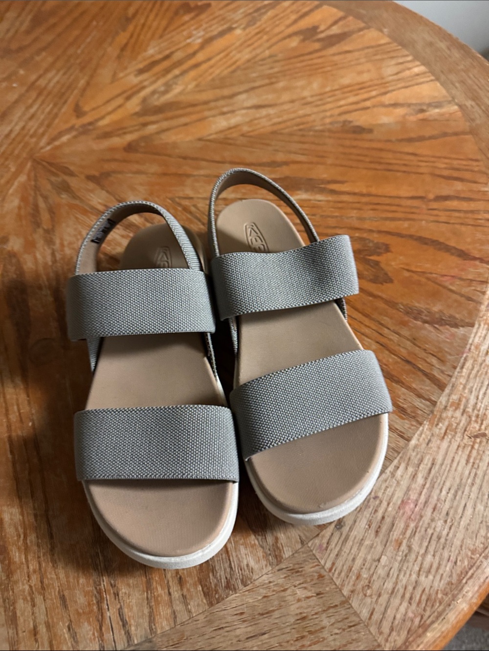Keen Kids Light Gray Double-Strap Sandals